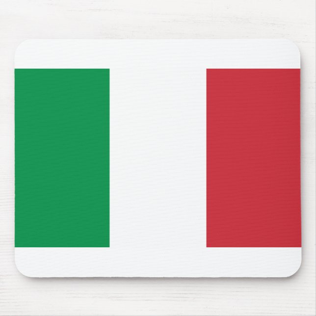 Italy Flag Mouse Mat (Front)
