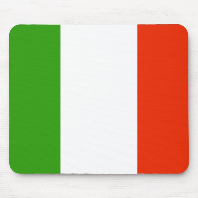 Italy Flag Mousepad (Front)