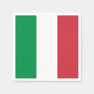 Italy Flag Napkin