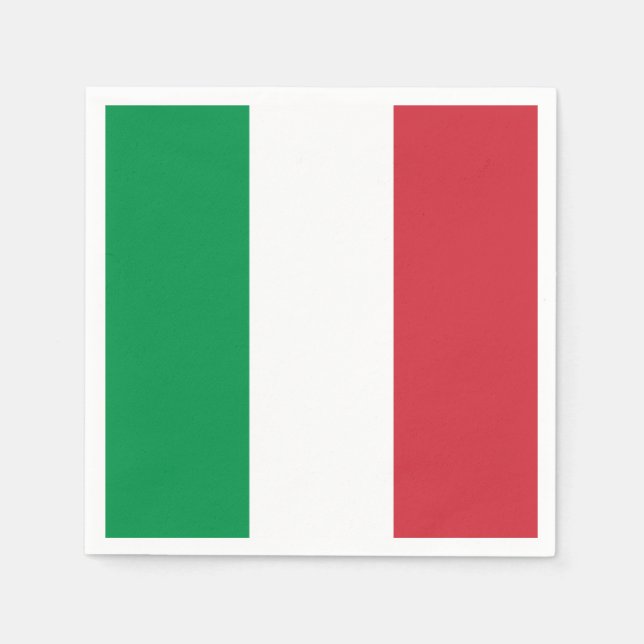 Italy Flag Napkin (Front)