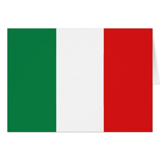 Italy Flag Notecard
