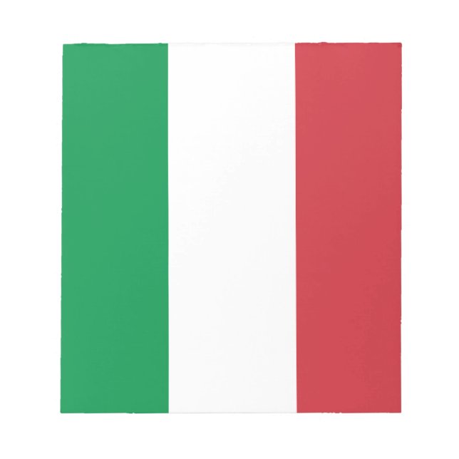 Italy Flag Notepad (Front)