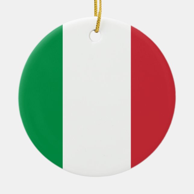 Italy Flag Ornament (Front)