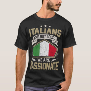 Italy Flag Passionate Italians Girls & Women T-Shirt