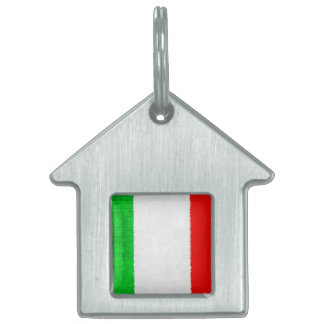 ITALY FLAG PET ID TAG