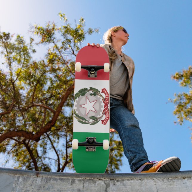 Italy flag phone case skateboard (Outdoor 1)