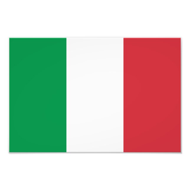 Italy Flag Photo Print (Front)