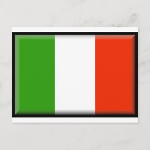 Italy Flag Postcard