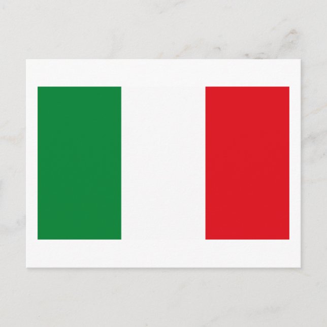 Italy Flag Postcard (Front)