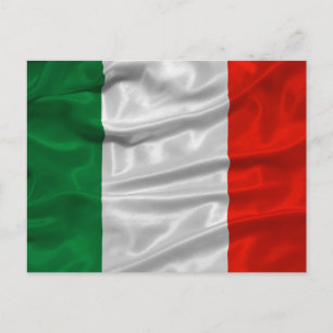 Italy Flag Postcard