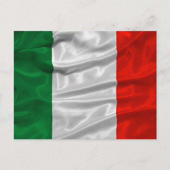 Italy Flag Postcard (Front)