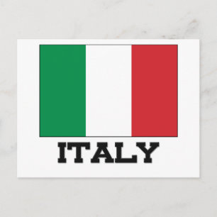 Italy Flag Postcard