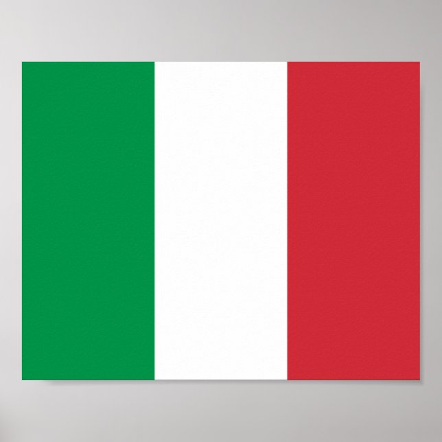 Italy Flag Poster (Front)