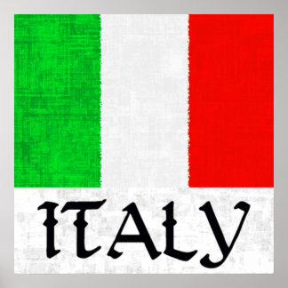 ITALY FLAG Poster