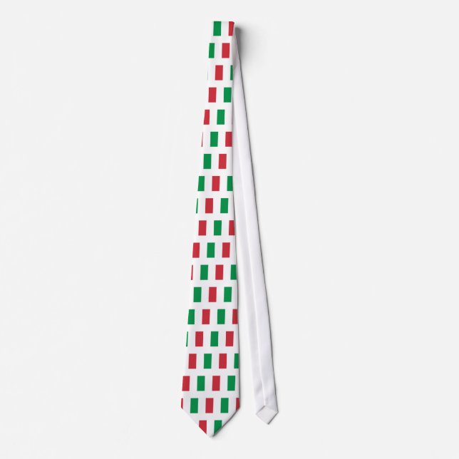 Italy Flag Products Tie (Front)