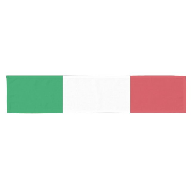 Italy flag short table runner (Horizontal)