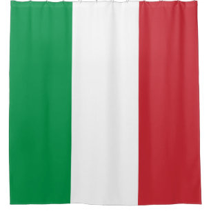Italy Flag Shower Curtain