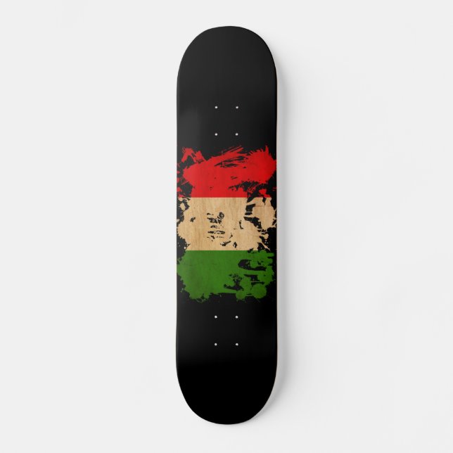 Italy Flag Skateboard (Front)