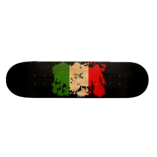 Italy Flag Skateboard