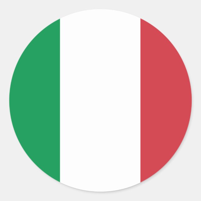 Italy Flag Sticker (Front)