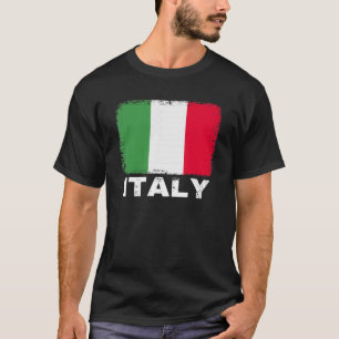 Italy Flag Support Italian People Women Men T-Shirt