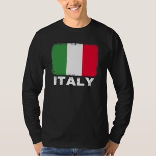 Italy Flag Support Italian People Women Men T-Shirt