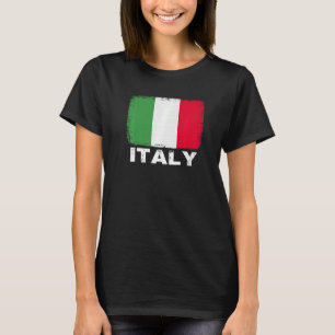 Italy Flag Support Italian People Women Men T-Shirt