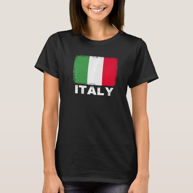 Italy Flag  Support Italian People Women Men T-Shirt (Front)