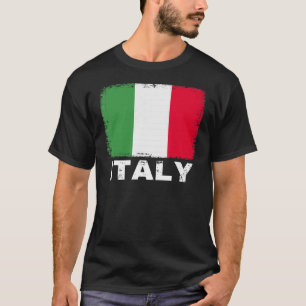Italy Flag Support Italian People Women Men T-Shirt