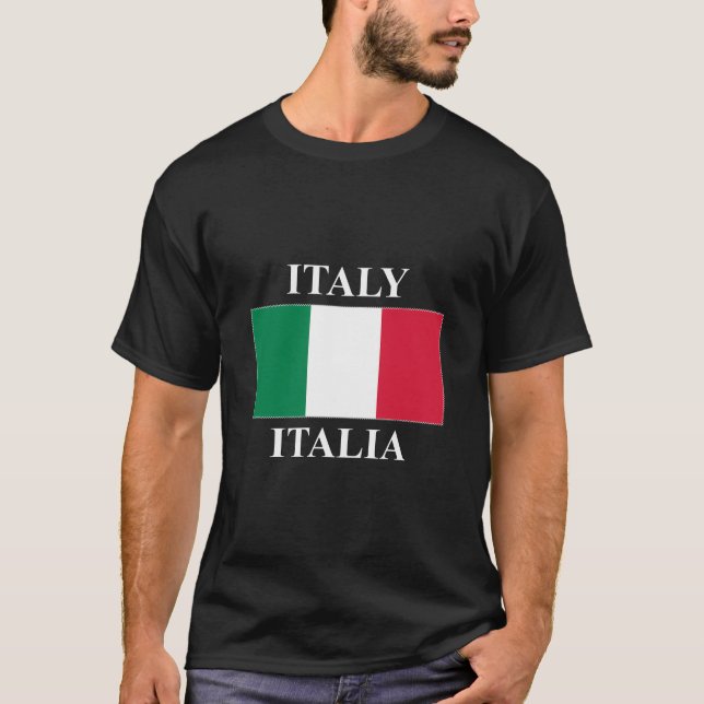 Italy Flag T-Shirt (Front)