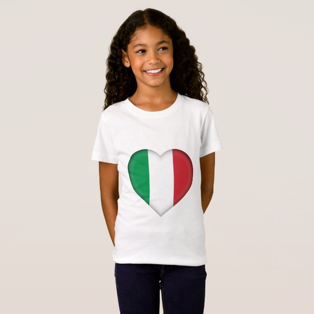 Italy Flag T-Shirt (Front Full)