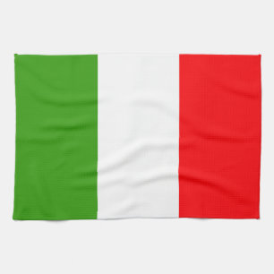 Italy Flag Tea Towel