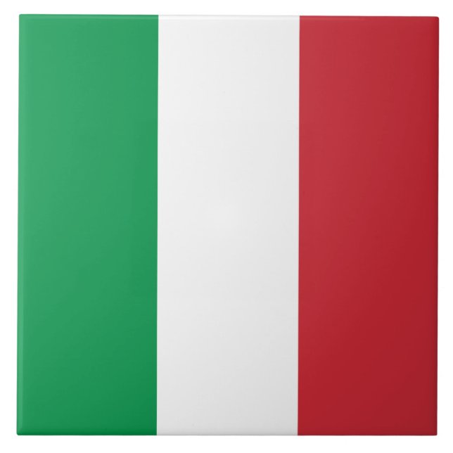 Italy Flag Tile (Front)