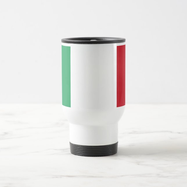 Italy Flag Travel Mug (Center)