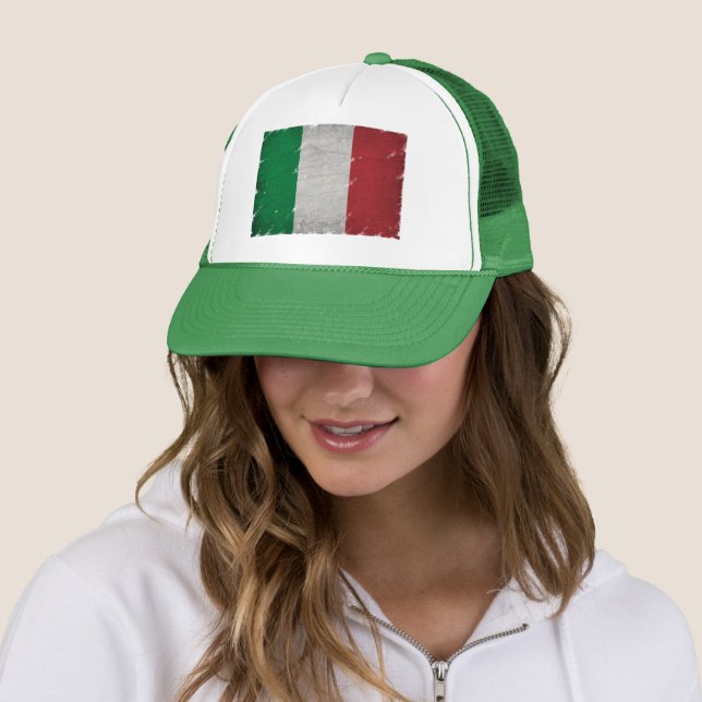 italy flag  trucker hat (In Situ)