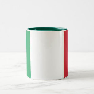 Italy Flag Two-Tone Coffee Mug