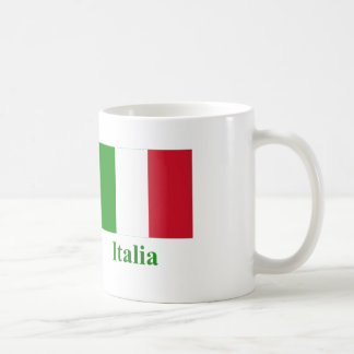 Italy Flag with Name in Italian Coffee Mug