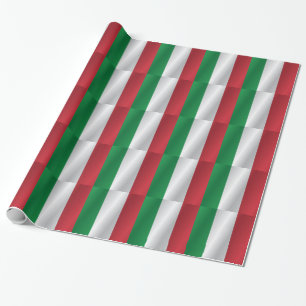 Italy flag wrapping paper