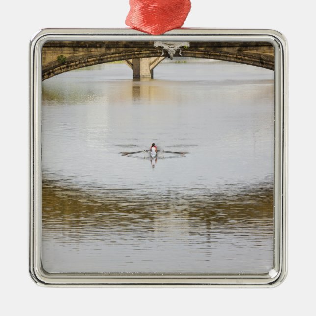 Italy, Florence, Rowing Sculls with Metal Tree Decoration (Front)
