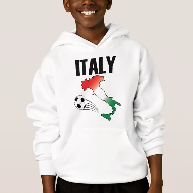 Italy Football Fan Map Boot Soccer Ball (Front)