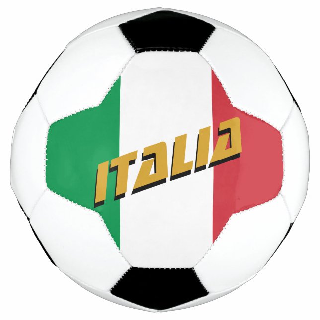 Italy football & Italian Flag / Sports (Front)