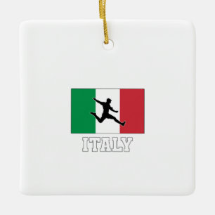 Italy Football Soccer National Team Ceramic Ornament