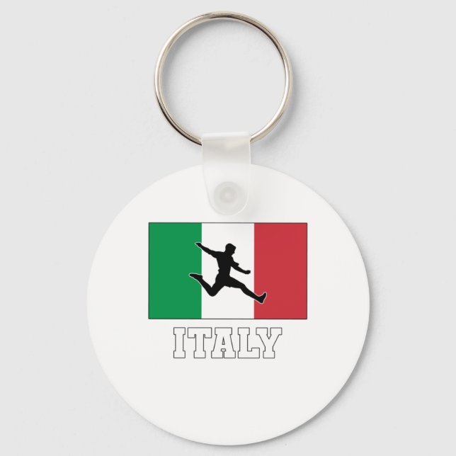 Italy Football Soccer National Team Key Ring (Front)
