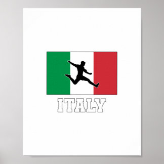 Italy Football Soccer National Team Poster
