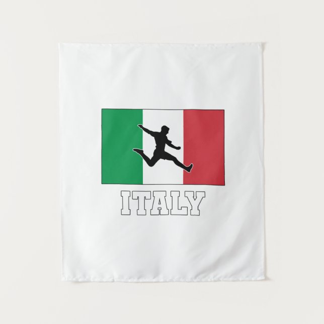 Italy Football Soccer National Team Tapestry (Front)