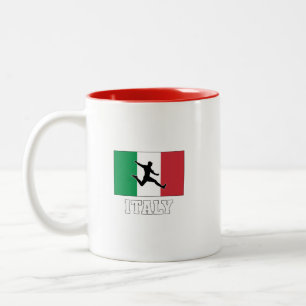Italy Football Soccer National Team Two-Tone Coffee Mug