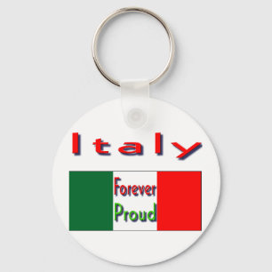Italy foreve proudr keychains