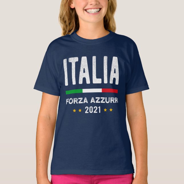 ITALY - Forza Azzurri T-Shirt (Front)