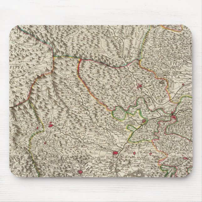 Italy, France Mouse Mat (Front)