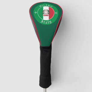 Italy Golfing, Covers, Milano, Italian Flag Golf Head Cover